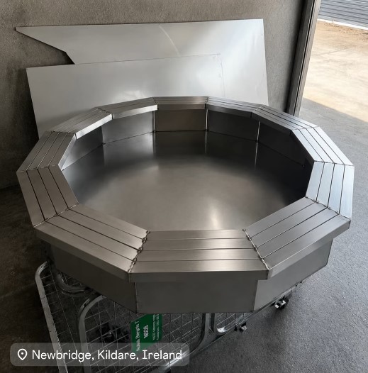 Fire pit em inox — Newbridge, Kildare, Irlanda
