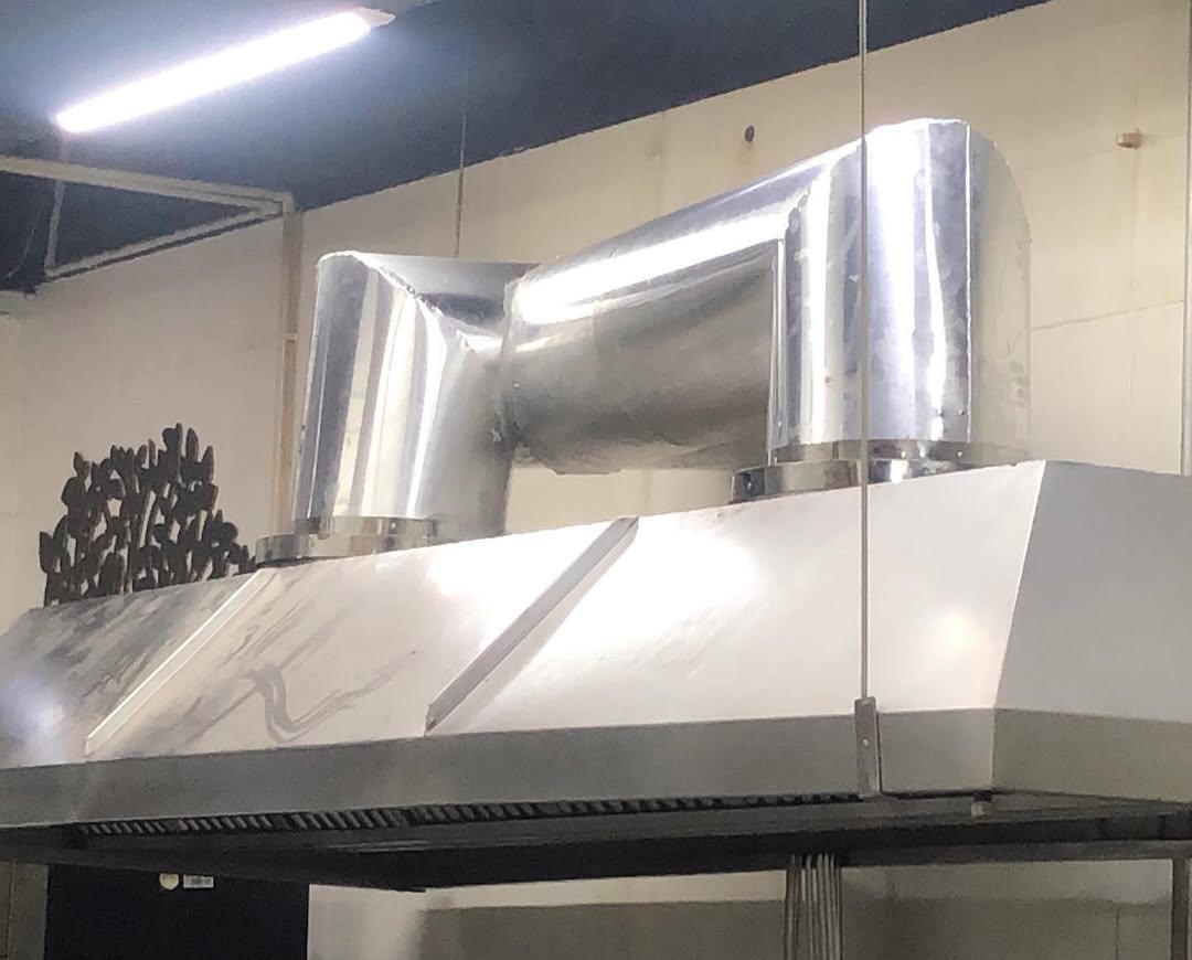 Coifa industrial em inox espelhado