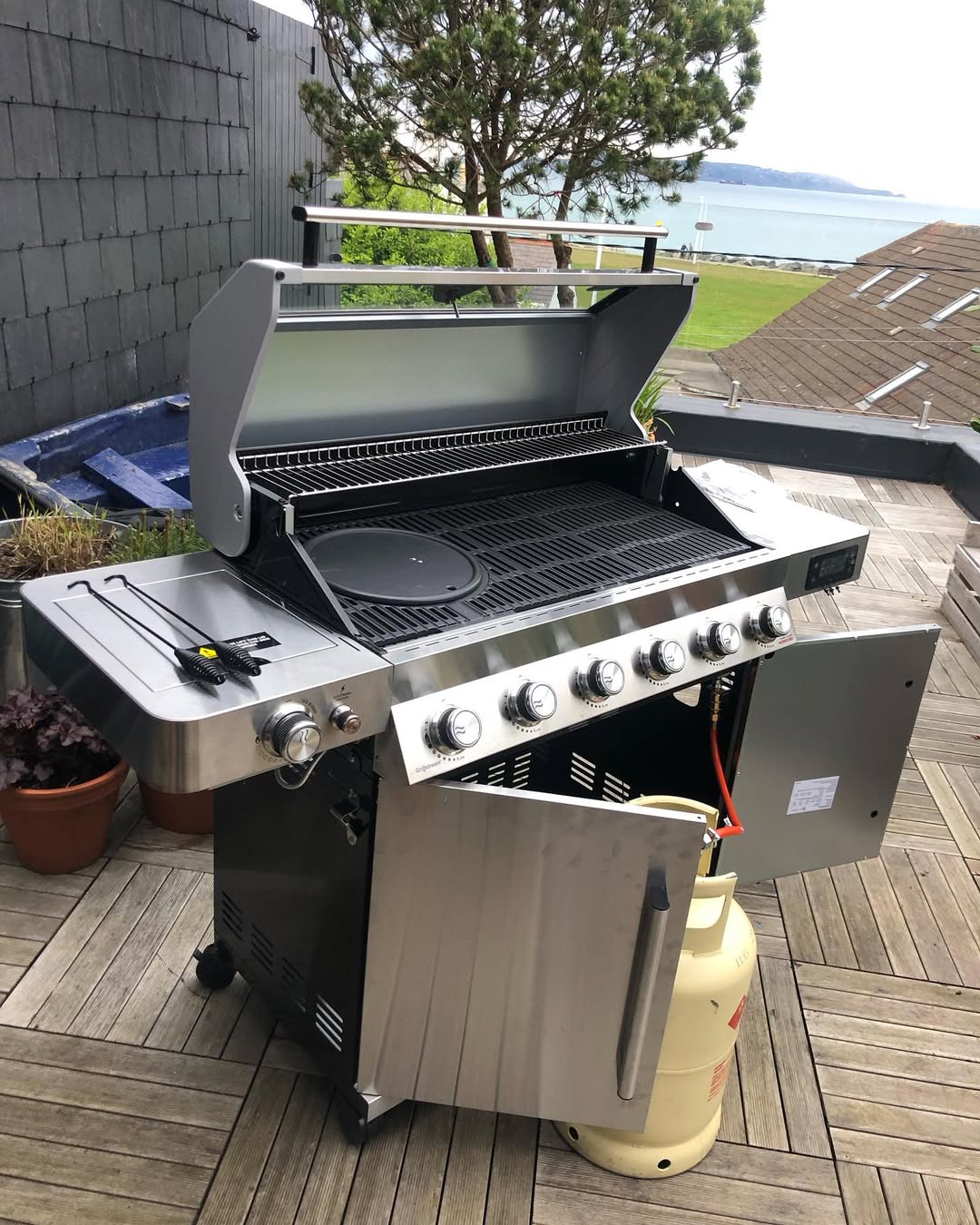 Instalação de grill a gás premium em Dublin